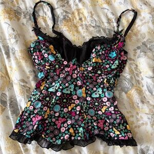 Victoria’s Secret flash sale lingerie corset top sexy medium m bralette bra